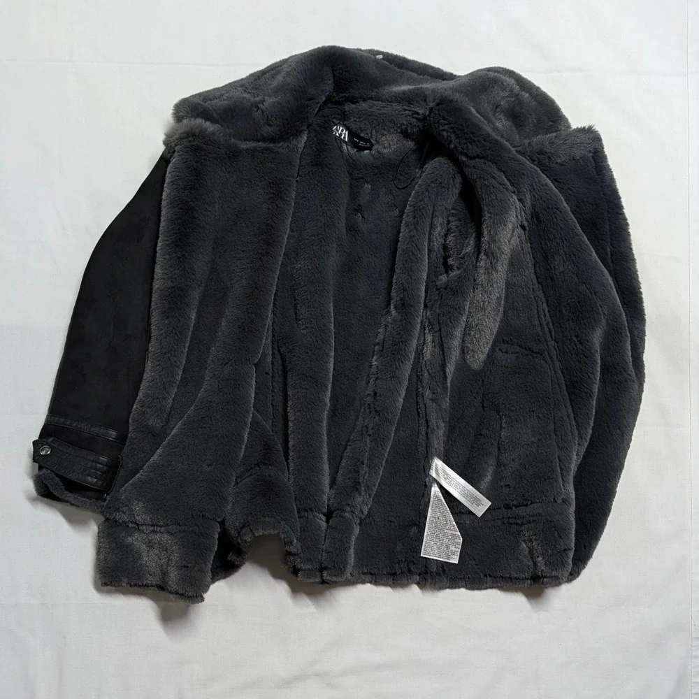 Zara faux shearling